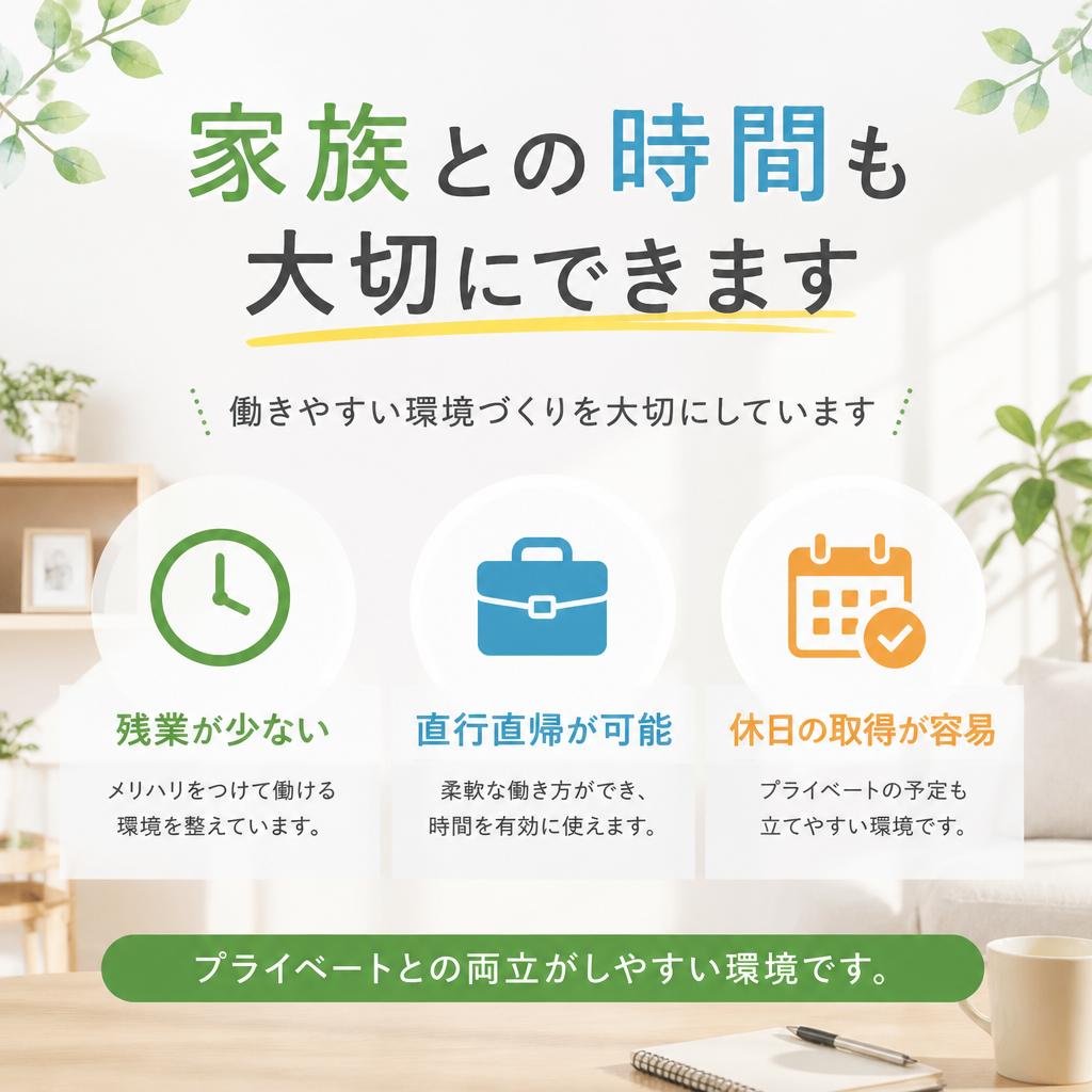 プライベートも大切に