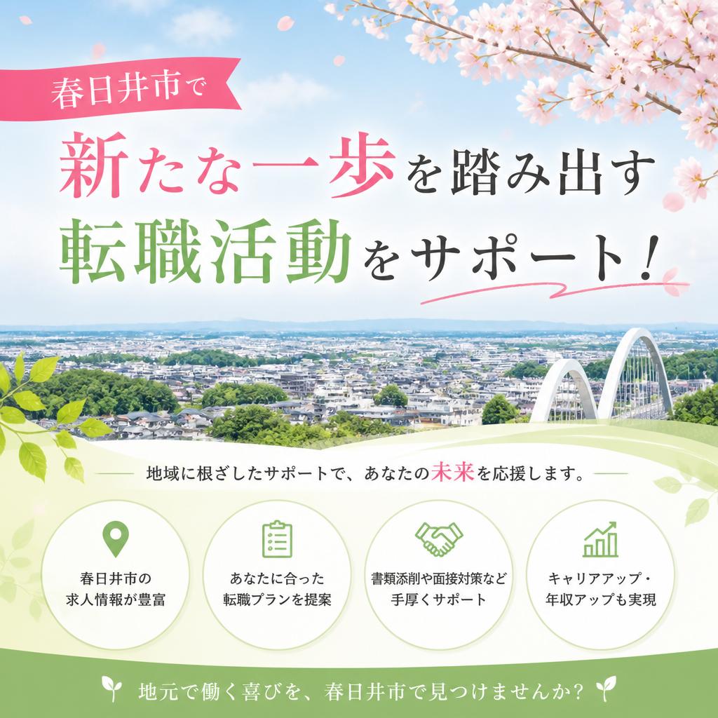 春日井市で新たな一歩を踏み出す転職活動をサポート！